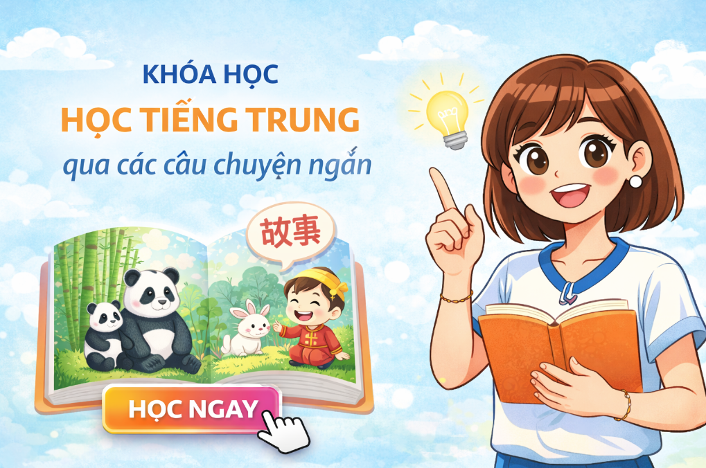 HỌC TIẾNG TRUNG QUA CÁC CÂU CHUYỆN NGẮN