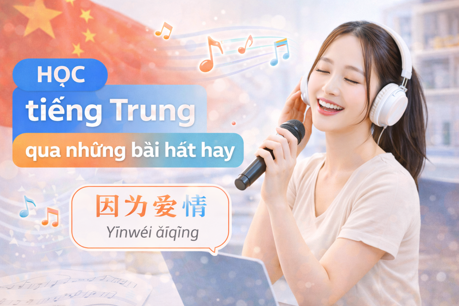 HỌC TIẾNG TRUNG QUA NHỮNG BÀI HÁT HAY