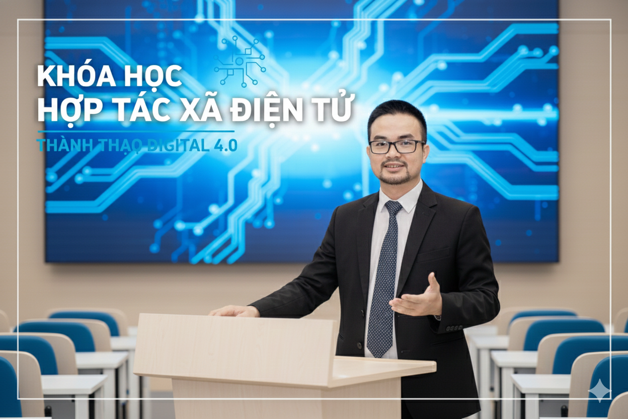 Khóa học về Hợp tác xã Điện tử hỗ trợ hộ kinh doanh