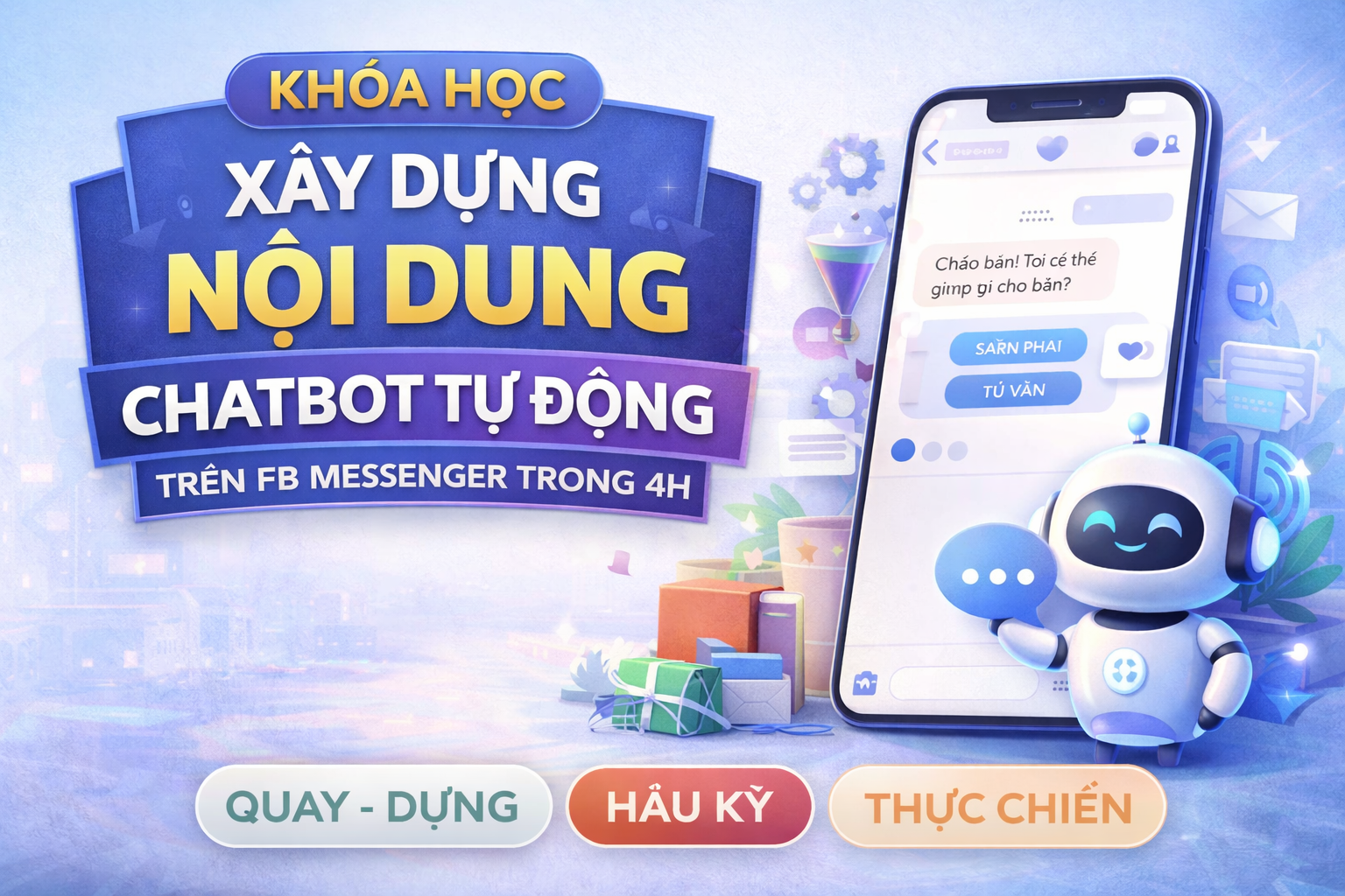 Xây dựng Chatbot tự động trong 4H